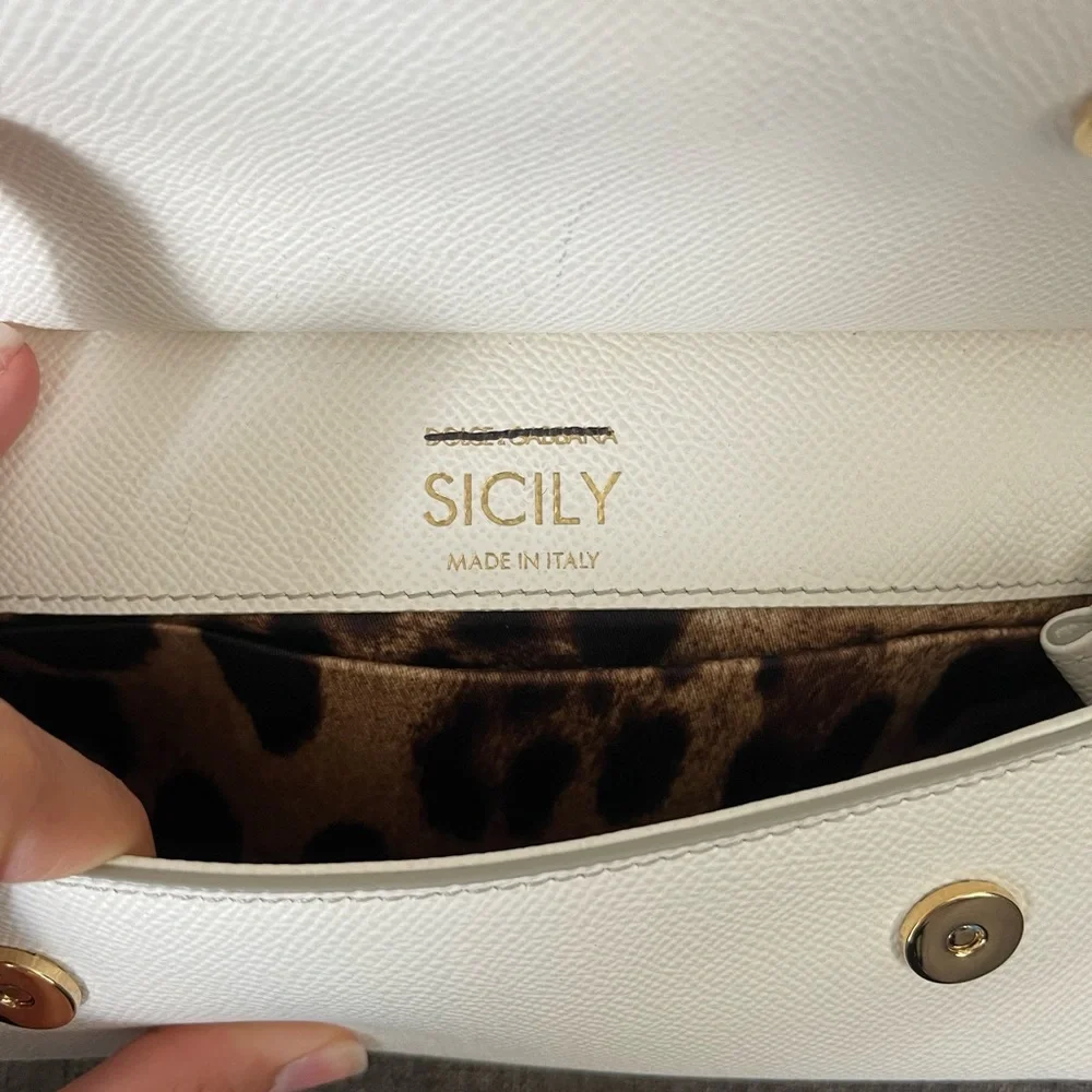 Dolce & gabbana small Sicily leather top handle bag - Picture 10 of 17